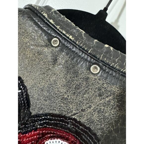 NWT 1 of a Kind MadeWorn Rolling Stones Leather Jacket - Picture 7 of 16